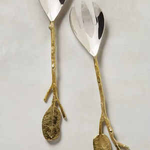 Cuillère en laiton plaqué or de qualité alimentaire avec manche long pour les tout-petits - Utilisation écologique pour les fêtes, alternative économique pour tremper le miel - Product Image 1