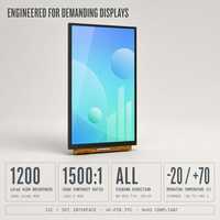 Écran LCD TFT MIPI DSI haute luminosité 1200 nits 10,1 pouces 1200x1920 avec tactile intégré 40 broches pour moniteur médical