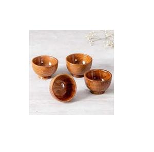 Tazón de madera para helado de diseño Simple, accesorios de cocina, tazón de madera personalizado para restaurante y bar - Product Image 1