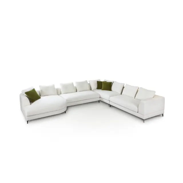 Corner Sofa Martina Modern and Minimal Design, Strong Structure with Wooden Frame and High Quality Sponge