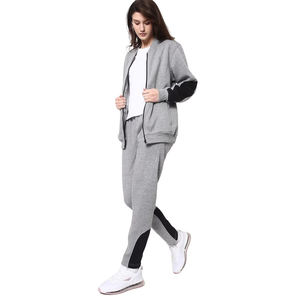 2025, venta al por mayor, ropa deportiva, chándal, conjunto de dos piezas para mujer, conjunto en blanco, ropa informal de algodón, chándales para exteriores para mujer, transpirable - Product Image 1