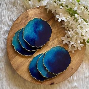 Posavasos de Resina para Mesa, Estilo Bohemio, Hecho a Mano, Ecológico, Diseñado para Prevenir Daños por Calor y Humedad para el Hogar - Product Image 4