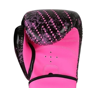 Gants de boxe MMA en cuir PU personnalisés de qualité supérieure avec logo, fermeture auto-agrippante pour le poignet, gants d'entraînement professionnels pour - Product Image 5