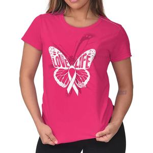 Premium Unite for Cure <b>Breast</b> <b>Cancer</b> Awareness T-<b>Shirts</b>-Anti-Wrinkle & Breathable Polyester/Cotton Unisex Unique Design - Product Image 2