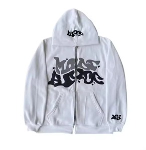 Style tendance personnalisé Sublimation imprimé automne polaire poche pull à capuche polyester/coton mélangé manches longues teint uni - Product Image 1