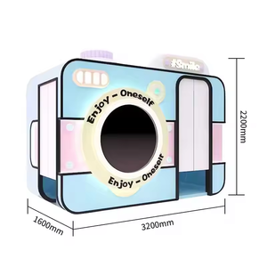 Coque de cabine photo personnalisée avec imprimante et appareil photo et logiciel Distributeur automatique <span class=keywords><strong>Cadre</strong></span> de cabine photo - Product Image 2