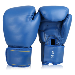 Gran Venta de guantes de boxeo personalizados simples personalizados 16 OZ cuero de vaca guantes de boxeo personalizados - Product Image 1