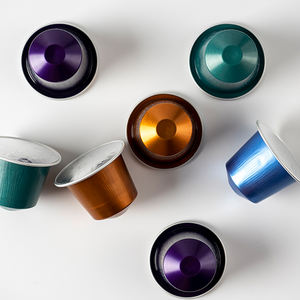 Kapsul Kopi Mini EU PACK Grosir Harga Terjangkau Kapsul Kopi Aluminium Foil yang Dapat Disegel dengan Kualitas Tinggi Multi Warna - Product Image 4