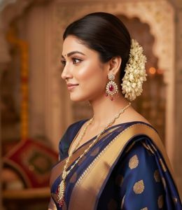 Very beautifully crafted royal ruby teardrop <b>pendant</b> <b>necklace</b> and earrings set for party wear - Product Image 2