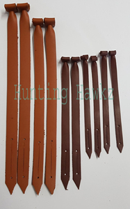 Falconry Mew Jesses & Flying Jesses de cuero impermeable disponible en todos los tamaños Todos los pájaros - Product Image 2