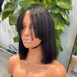 Tendencia 100% Peluca de cabello vietnamita crudo Virgen Grado Lace Bang Extensiones de peluca Venta al por mayor Cabello humano de Vietnam - Product Image 3