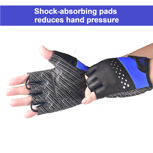 Meilleure qualité respirant hiver anti-dérapant demi-doigt gants de cyclisme pour hommes gants de sport sur mesure pour hommes - Product Image 2