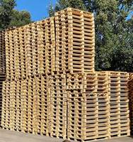 Palette Euro simple face, entrée 2 voies, en bois industriel, 16 kg, charge dynamique 1,0 T, pour entrepôt frigorifique, transport et emballage DK