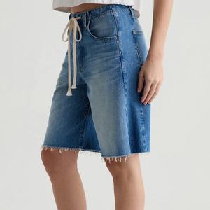 กางเกงขาสั้นผ้าแคนวาสสีกลางเอวระบายอากาศสำหรับผู้หญิงใส่ในฤดูร้อนแห้งเร็วเป็นมิตรกับสิ่งแวดล้อม - Product Image 6