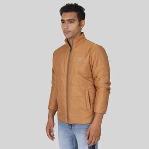 Chaqueta de Invierno Deportiva Acolchada con Revestimiento Impermeable, Relleno de Poliéster, Cuello Plegable, Cierre de Cremallera, Forro Polar Cortavientos para Hombre, Talla XL - Product Image 4