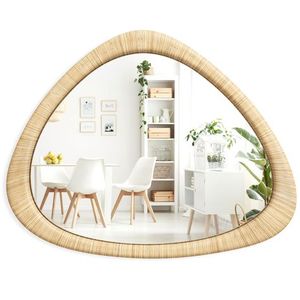 Marco de Espejo de Ratán Estilo Bohemio para Interiores Rústicos y Acogedores - Product Image 3