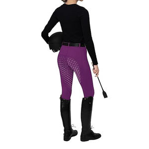 กางเกงขี่ม้าของผู้หญิงน้ำหนักเบาวัสดุทนทานดีไซน์ผ้าสแปนเด็กซ์/ ไนลอนระบายอากาศได้ดีเยี่ยม - Product Image 3