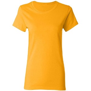Camiseta de Mujer de Alta Calidad con Diseño Nuevo y Estampado en la Manga, Talla Grande, 100% Algodón, en Venta - Product Image 4