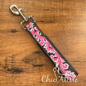 Venta superior de alta calidad de cuero mecanizado a mano mango acolchado de tráfico resistente corto cuero de vaca correa de perro para entrenamiento Control correa de perro - Product Image 1