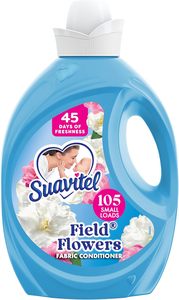 Suavitel <b>Liquid</b> Fabric Softener, Long-Lasting Freshness, Field Flowers Scent, 105 Fl Oz - Product Image 6