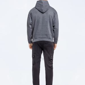 Customized <b>Men</b> Pullover <b>Hoodies</b> And Color Design Cotton <b>Fleece</b> Warm Cotton Fabric Winter Sweatshirts Casual Fashion Wear - Product Image 3