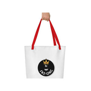 Sac fourre-tout promotionnel Be Ike-Conic Signature de grande taille avec impression sérigraphique 100% polyester et grande poche intérieure - Product Image 6