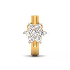 Stunning Factory Price Hot Selling <b>Nose</b> <b>Pin</b> Crafted in 14kt Yellow Gold with Lab grown Diamonds Fashion Jewelry Collection - Product Image 1