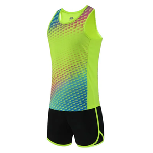 Diseños para el verano Jersey Track & Field Uniform Atractivo Color Sublimación Track & Field Uniform Set Track Field Uniformes - Product Image 3