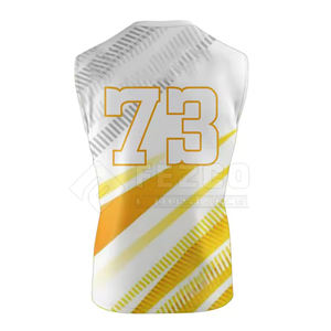 Ensemble de maillots de football 7 contre 7 pour hommes à bas prix, sans manches, respirant, entièrement personnalisable - Product Image 4