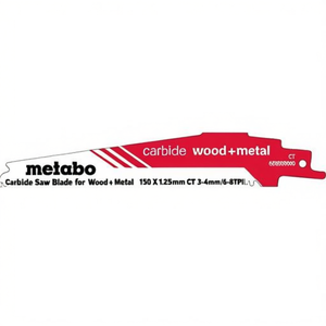 Carbide <b>Saw</b> Blade for Wood + Metal 150 X 1.25 mm CT 3-4mm/6-8TPI - Product Image 2