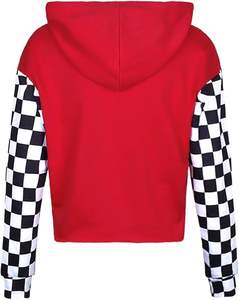 เสื้อฮู้ดครอปท็อปแฟชั่นผู้หญิงสำหรับฤดูหนาว พิมพ์ลาย สวมใส่สบาย หลายสี รับทำป้ายแบรนด์ แห้งเร็ว ราคาถูก - Product Image 2