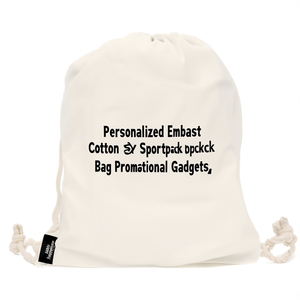 Zaino Sportivo Personalizzato in Cotone con Coulisse, Gadget Promozionale - Product Image 2