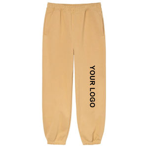 Pantalon de survêtement en molleton pour homme, 370 grammes, ample, logo personnalisé, séchage rapide, hiver, service OEM, haute qualité - Product Image 3