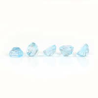 Natürliche Himmelblau-Topas-Edelsteine 8MM Rosenschliff Runde Facettierte Lose Edelsteine Zertifiziert von Drittanbietern Großhandel Gopika Exports Fine