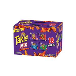 Takis Mini Tortilla Chips di mais arrotolati <span class=keywords><strong>Zombie</strong></span> 25 confezioni di snack individuali cetriolo Habanero aromi artificiali di frutta secca - Product Image 3