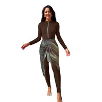 Maillot de bain musulman avec protection solaire, robe longue amovible, coupe ajustée, burkini islamique pour femmes
