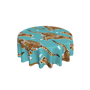 Suministro a granel 100% algodón estampado personalizado bordado manteles de boda con logotipo privado personalizado - Product Image 6