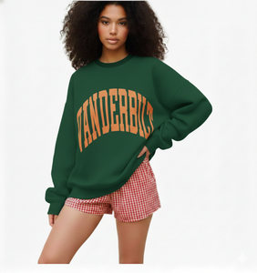 Custom Logo Embroidered Fleece Women's College Top High Quality Athletic <b>Turtleneck</b> Sweatshirt Winter Autumn Eco-Friendly - Product Image 6