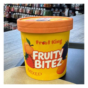 Precio de fábrica Fruity Bitez Taza de helado Precio al por mayor Sabores surtidos Coco Piña Mango Papaya Fresa Chocolate - Product Image 2