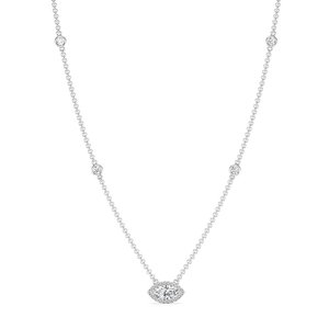 Collar con diamantes marquesa - Product Image 3