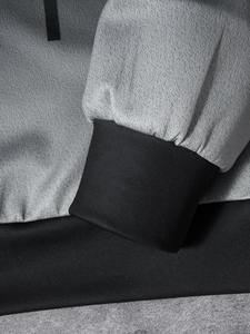 Sweat à capuche surdimensionné 100% coton, polaire premium, pull lourd, sweat à capuche thermique pour homme - Product Image 4