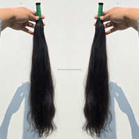 Extensions de cheveux indonésiens de luxe premium 100 % naturels, double trame, pointes pleines, non traités, en vrac