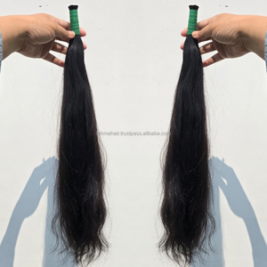 ผมต่อแบบ Double Drawn แท้ 100% เกรดพรีเมียม หรูหรา ผมอินโดนีเซีย ปลายผมหนา ไม่ผ่านการแปรรูป แบบเป็นมัด - Product Image 5