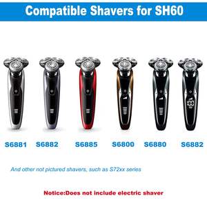 Cabezales de Repuesto para Afeitadora Eléctrica, Compatibles con la Serie de Afeitadoras Eléctricas Recargables, para Cara y Cuerpo, Resistentes al Agua y Lavables - Product Image 5