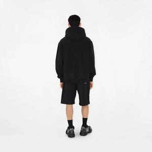 Sweat-shirt à capuche épais pour homme avec logo personnalisé, épaules tombantes, en molleton français 400-500 GSM, coupe ample - Product Image 3