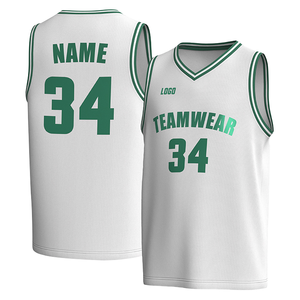 Camiseta de Baloncesto Sublimada Personalizada de Secado Rápido, Absorbe la Humedad, Deportiva, al por Mayor con MOQ Bajo - Product Image 4