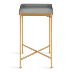 Mesa auxiliar de Pedestal de Metal de lujo plegable, forma cuadrada, nuevo diseño para decoración de Casa de Campo, precio al por mayor 2025 - Product Image 1