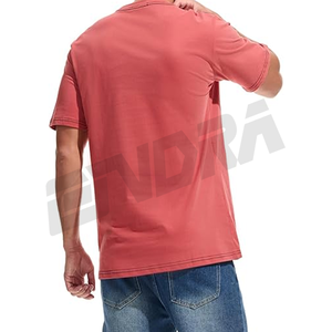 T-shirt unisexe surdimensionné avec col montant, design basique uni, streetwear tendance, tissu doux, look audacieux à avoir au quotidien - Product Image 3