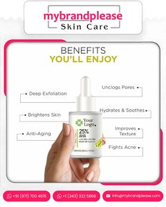 Suero Exfoliante con 25 Por Ciento de AHA, 2 Por Ciento de BHA y 5 Por Ciento de PHA para una Piel Radiante, Acabado Suave y Restauración del Tono Uniforme - Product Image 6