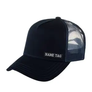 Retro Trucker Curve Caps New Design For Company Logo 3D Embroidery Dad Hats Made In VietNam 6 Panel Wholesale Factory Custom
